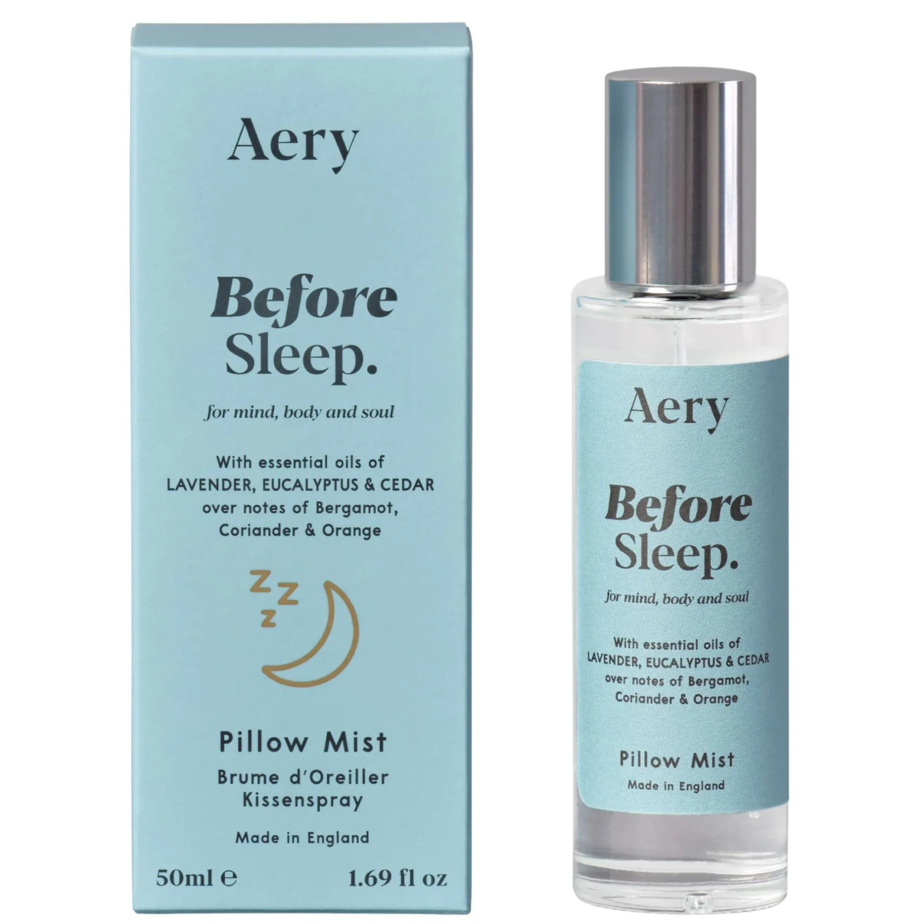 Aery Living Aromatherapy Before Sleep Pillow Mist 50ml New