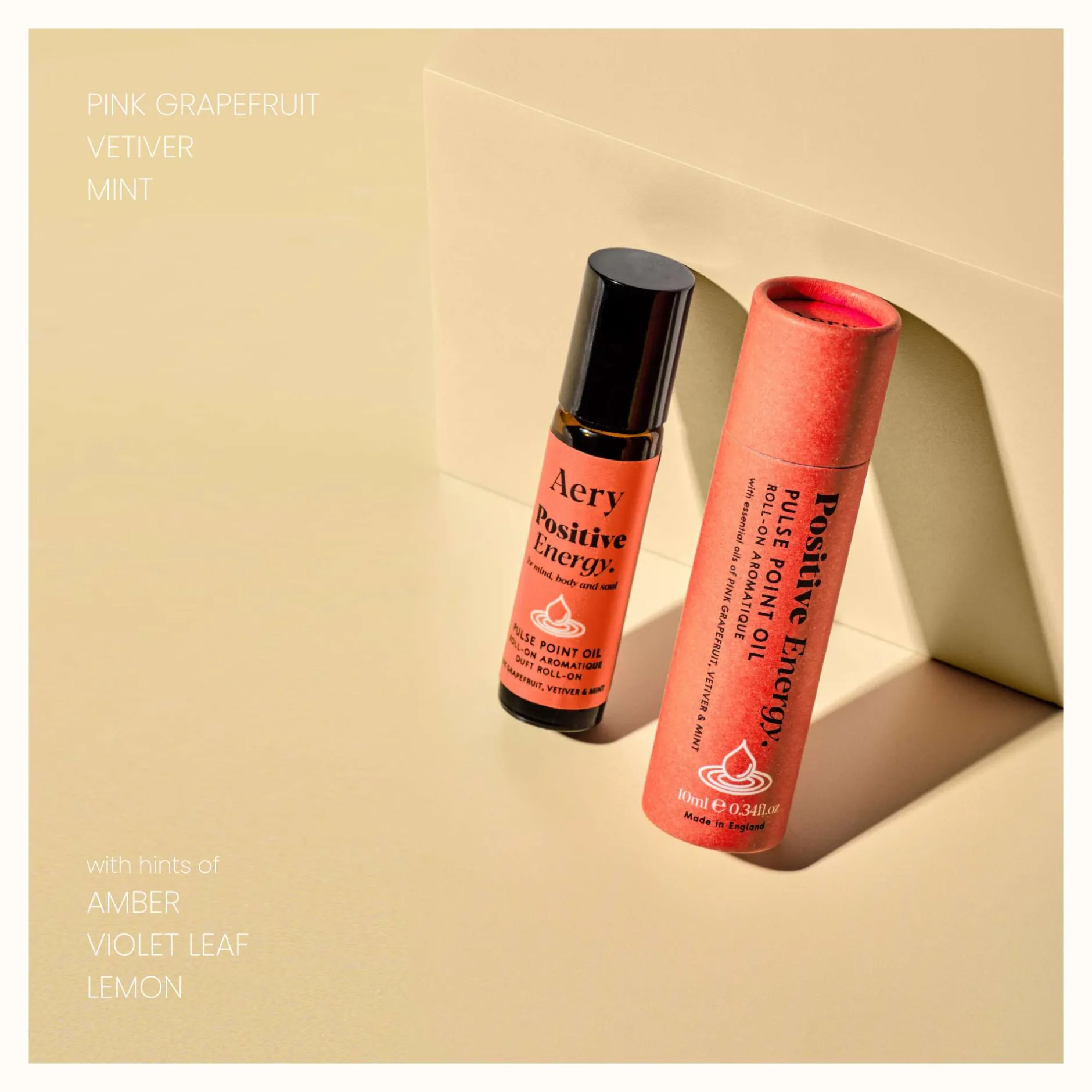 Aery Living Aromatherapy Positive Energy Pulse Point Roll On 10ml Discount