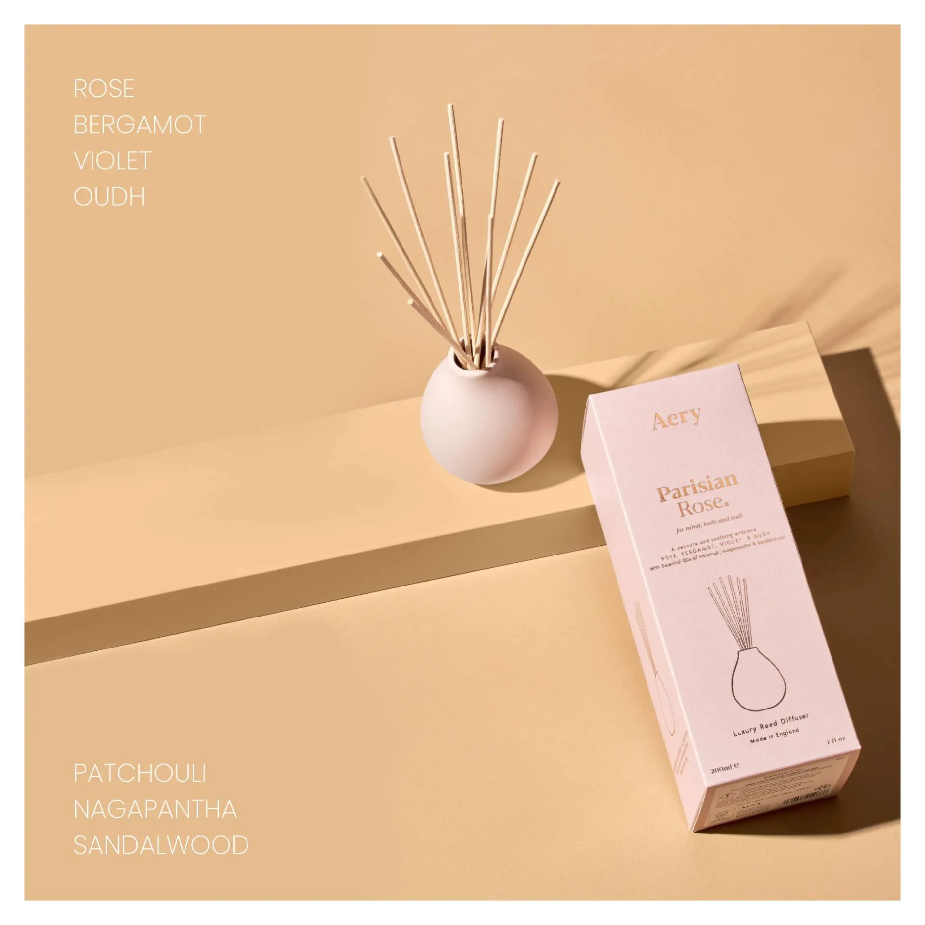 Aery Living Fernweh Parisian Rose Diffuser 200ml Outlet