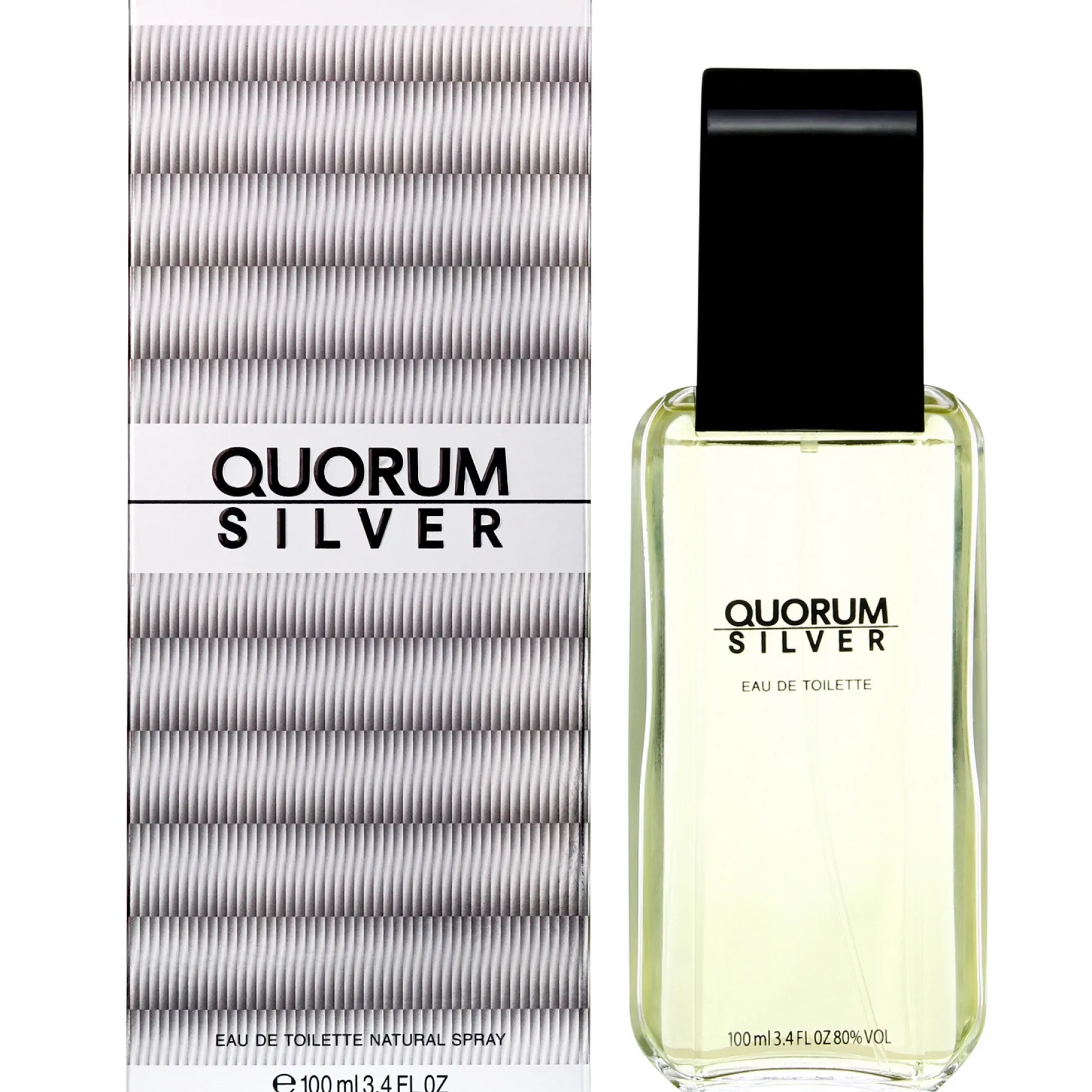 Antonio Puig Quorum Silver Eau de Toilette 100ml Outlet
