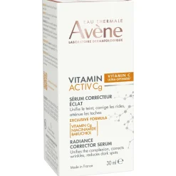 Avène Face Vitamin Activ Cg Radiance Concentrated Serum 30ml New