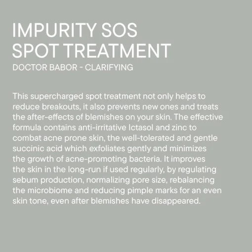 BABOR Doctor Impurity SOS Spot Treatment 15ml Best