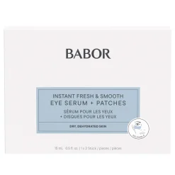 BABOR Skinovage Instant Fresh & Smooth Eye Serum + Patches Clearance