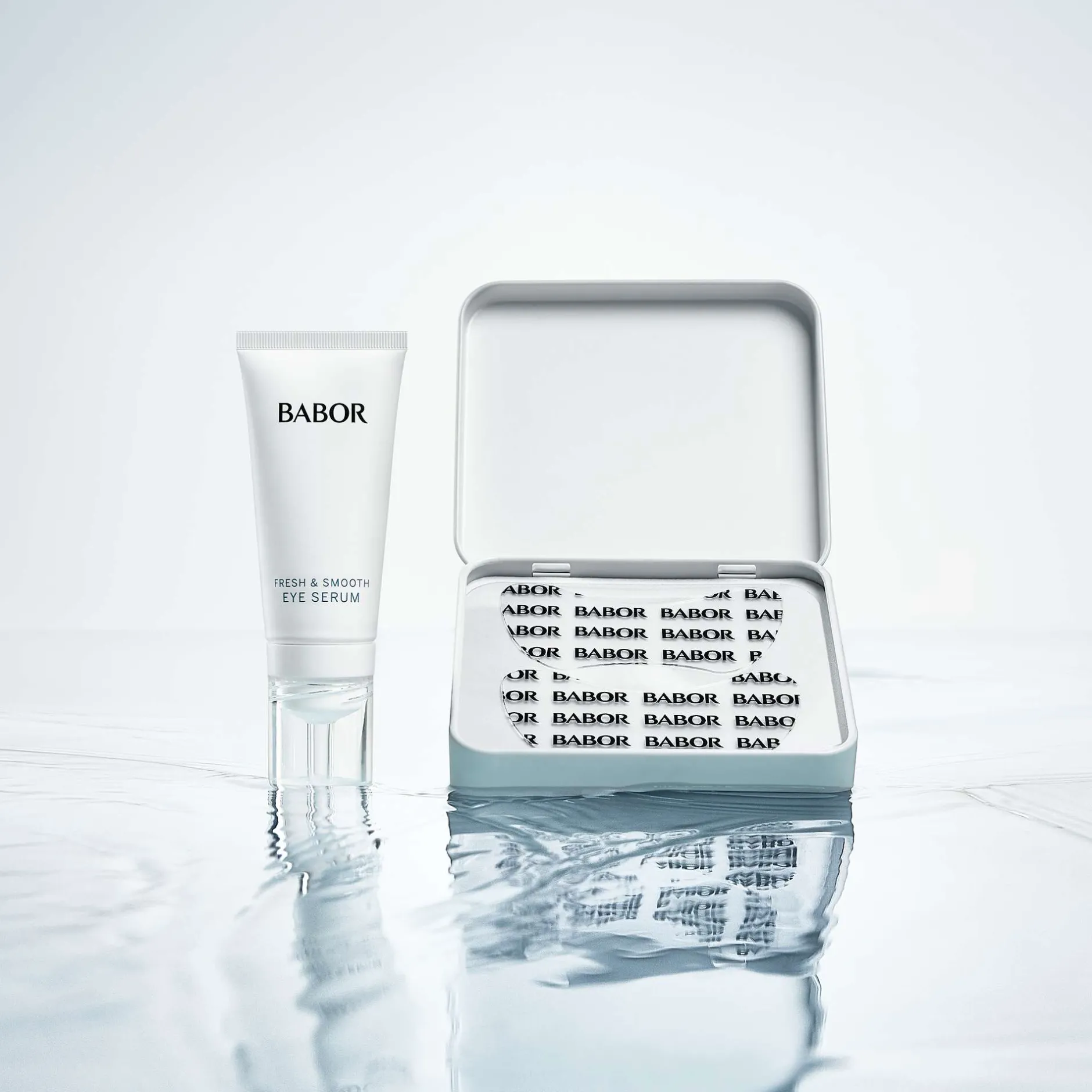 BABOR Skinovage Instant Fresh & Smooth Eye Serum + Patches Clearance