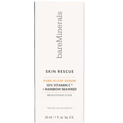 bareMinerals Skin Rescue Pure Glow Serum 10% Vitamin C Complex + Rainbow Seaweed 30ml Clearance