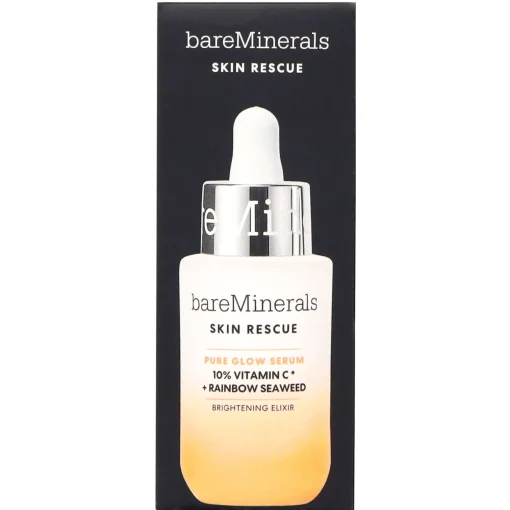 bareMinerals Skin Rescue Pure Glow Serum 10% Vitamin C Complex + Rainbow Seaweed 30ml Clearance