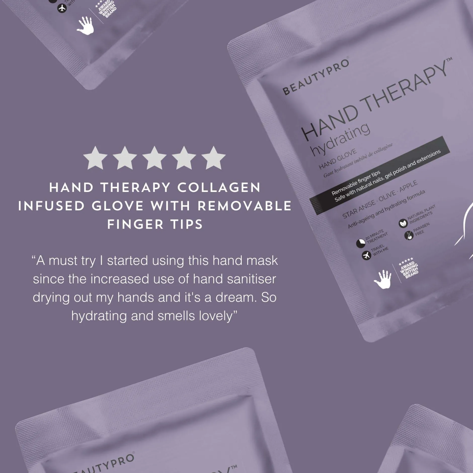 BeautyPro Hand Therapy Hydrating Hand Gloves Outlet
