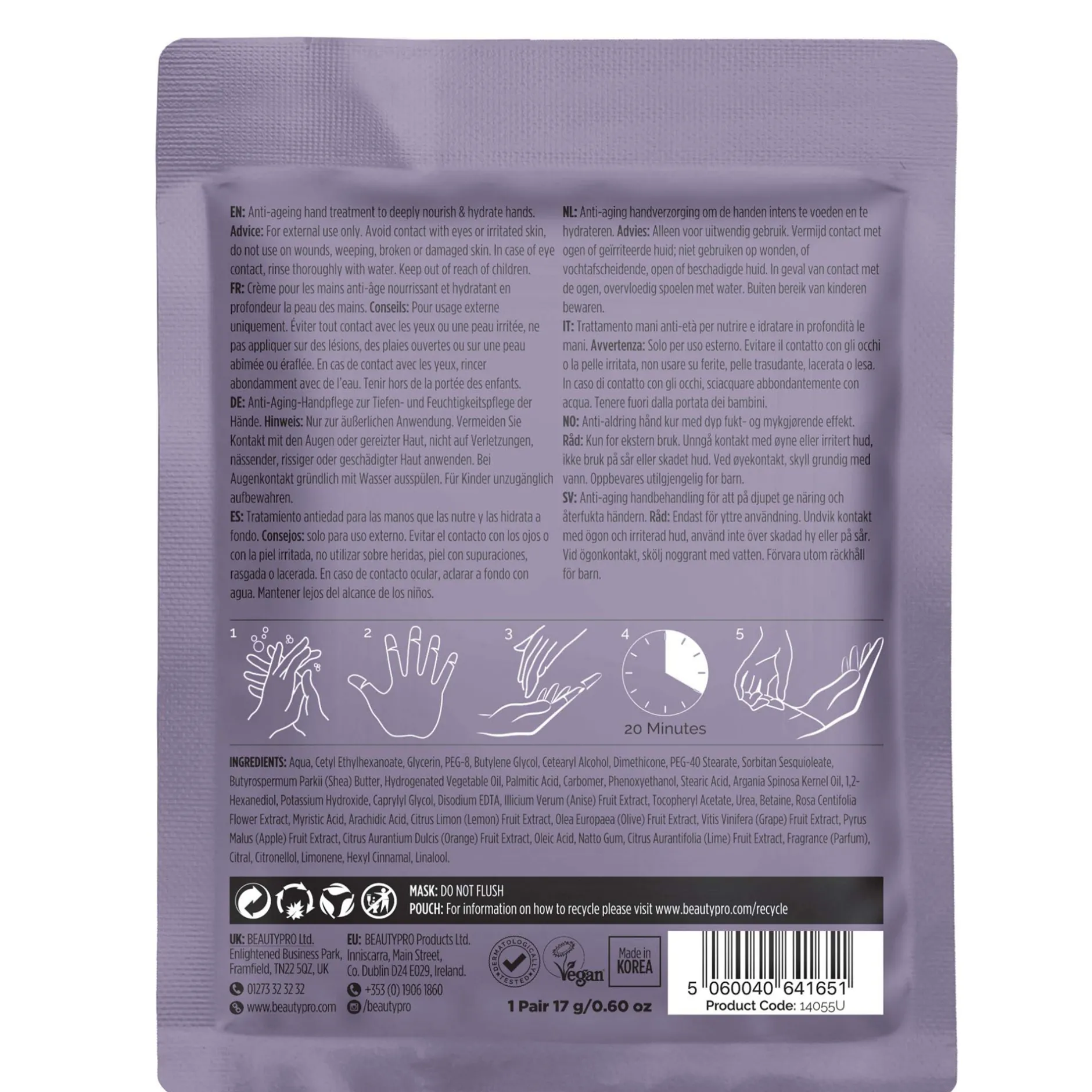BeautyPro Hand Therapy Hydrating Hand Gloves Outlet