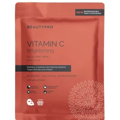 BeautyPro Vitamin C Brightening Face Sheet Mask