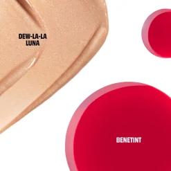 benefit Gifts & Sets Dew the Benetint Rose-Tinted Lip & Cheek Stain & Liquid Highlighter Duo (Worth £56.50) New
