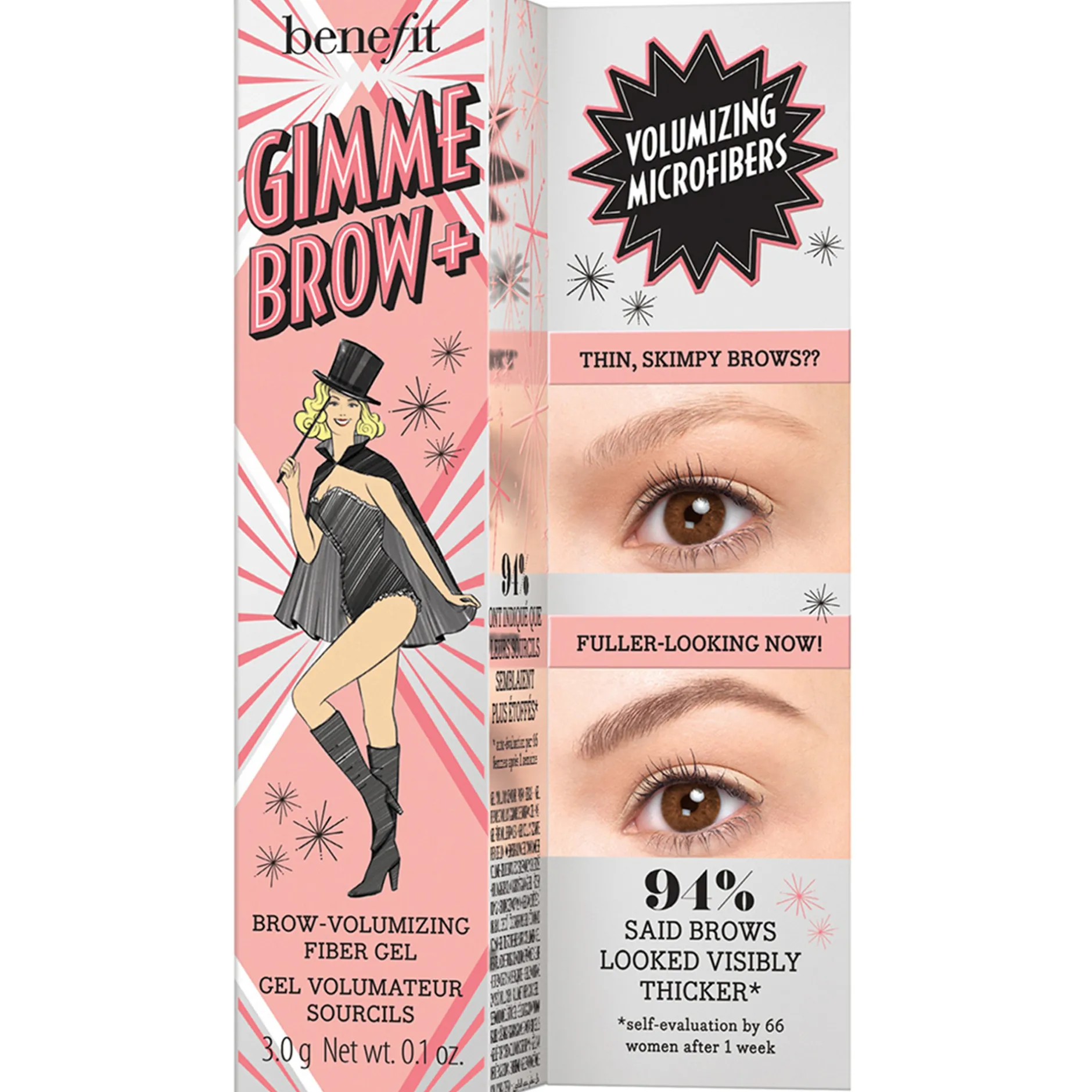 benefit Gimme Brow+ Brow-Volumizing Fiber Gel Cool Grey 3g Outlet
