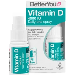BetterYou Oral Spray Vitamin D 4000 IU 15ml Sale