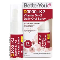 BetterYou Oral Spray Vitamin D3000 + K2 12ml Sale