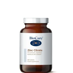 BioCare Minerals Supplements Zinc Citrate x 180 Tablets