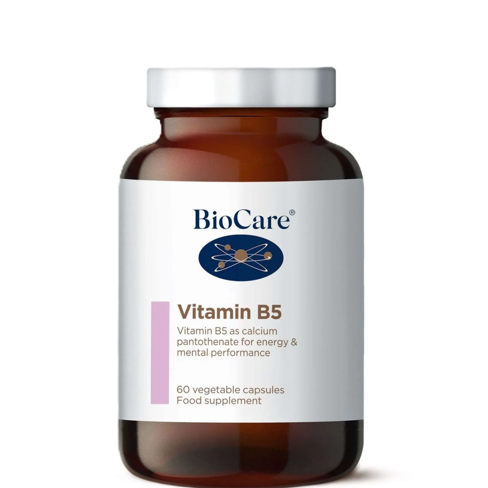 BioCare Vitamins & Supplements Vitamin B5 x 60 Capsules New