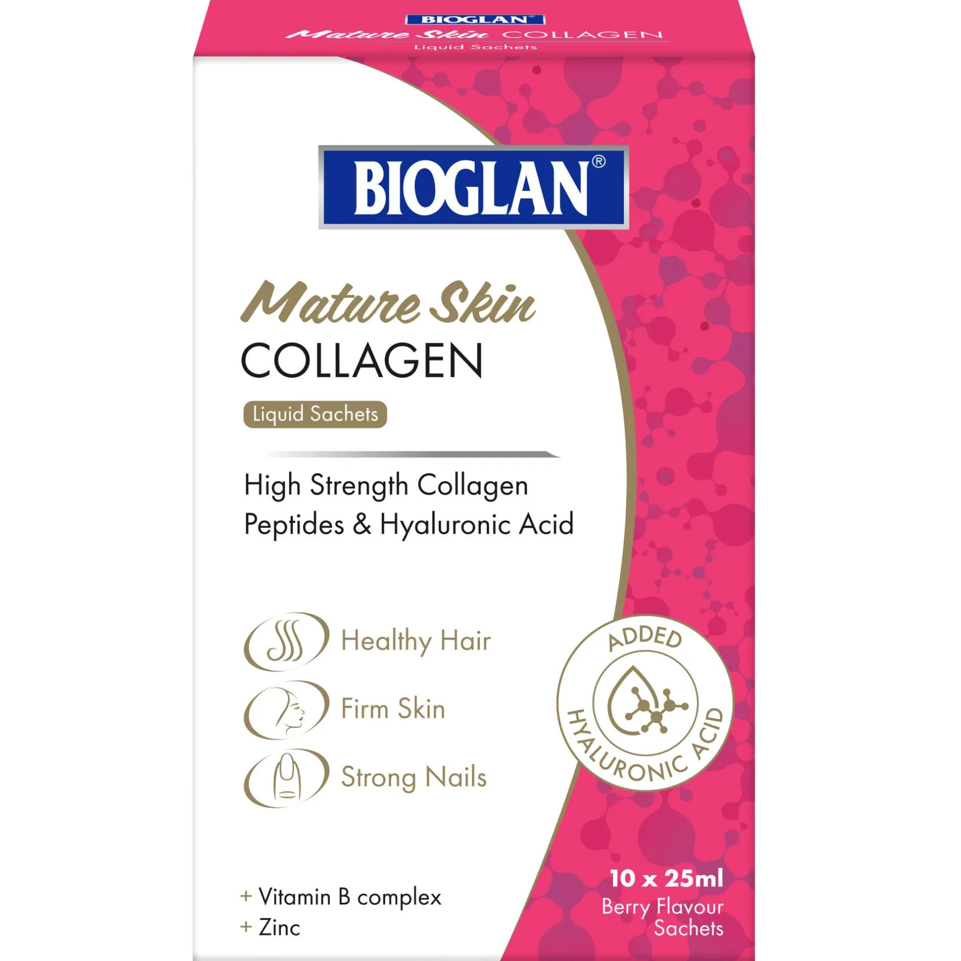 Bioglan Beauty Collagen Mature Skin Collagen Liquid Sachets 10 x 25ml Clearance