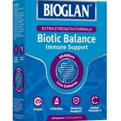 Bioglan Biotic Balance Immune Support Extra Strength Capsules x 30 Online