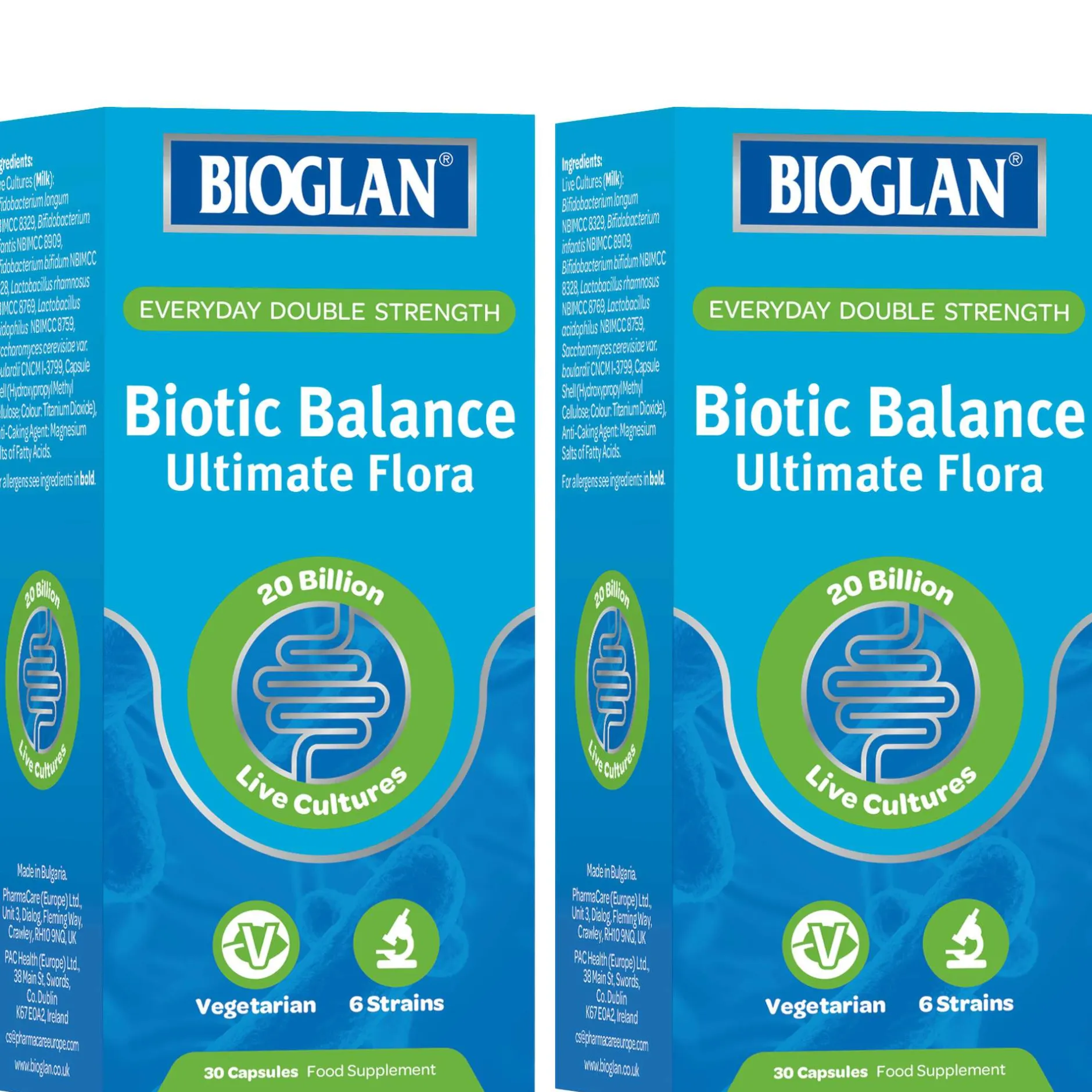 Bioglan Bundles Ultimate Flora Capsules 2 x 30 Clearance
