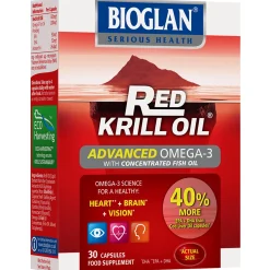 Bioglan Red Krill Oil Original + Fish Oil Capsules x 30 Clearance