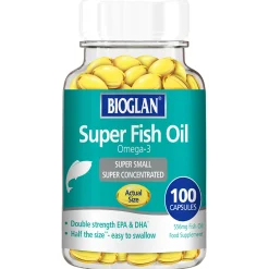 Bioglan Super Fish Oil Super Concentrated Omega-3 Capsules x 100 Online