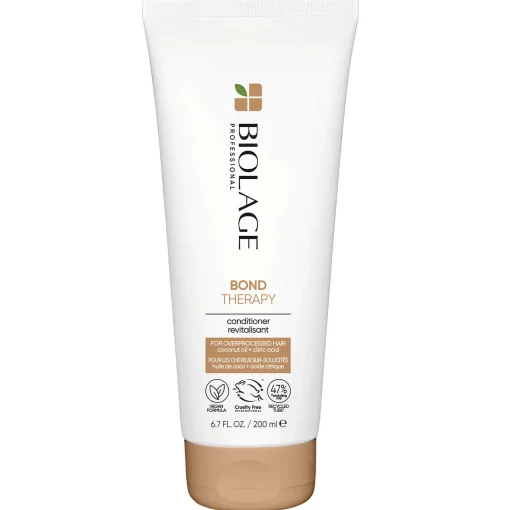 Biolage Bond Therapy Conditioner Infused with Citric Acid and Coconut Oil for Over-Processed Damaged Hair 200ml Clearance