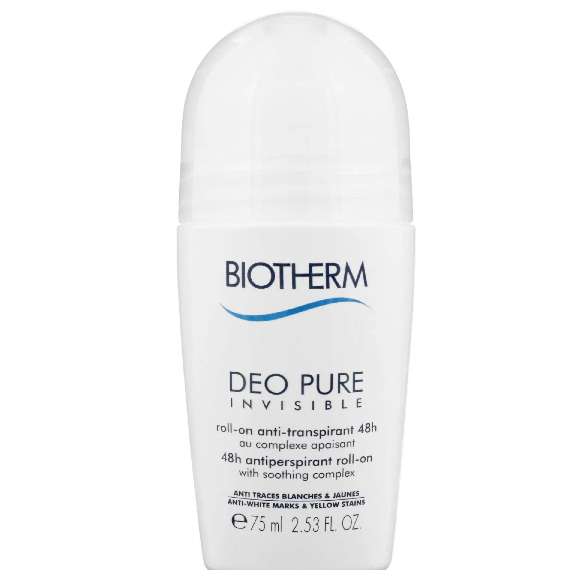 Biotherm Deo Pure Invisible 48h Antiperspirant Roll-On With Soothing Complex 75ml Sale