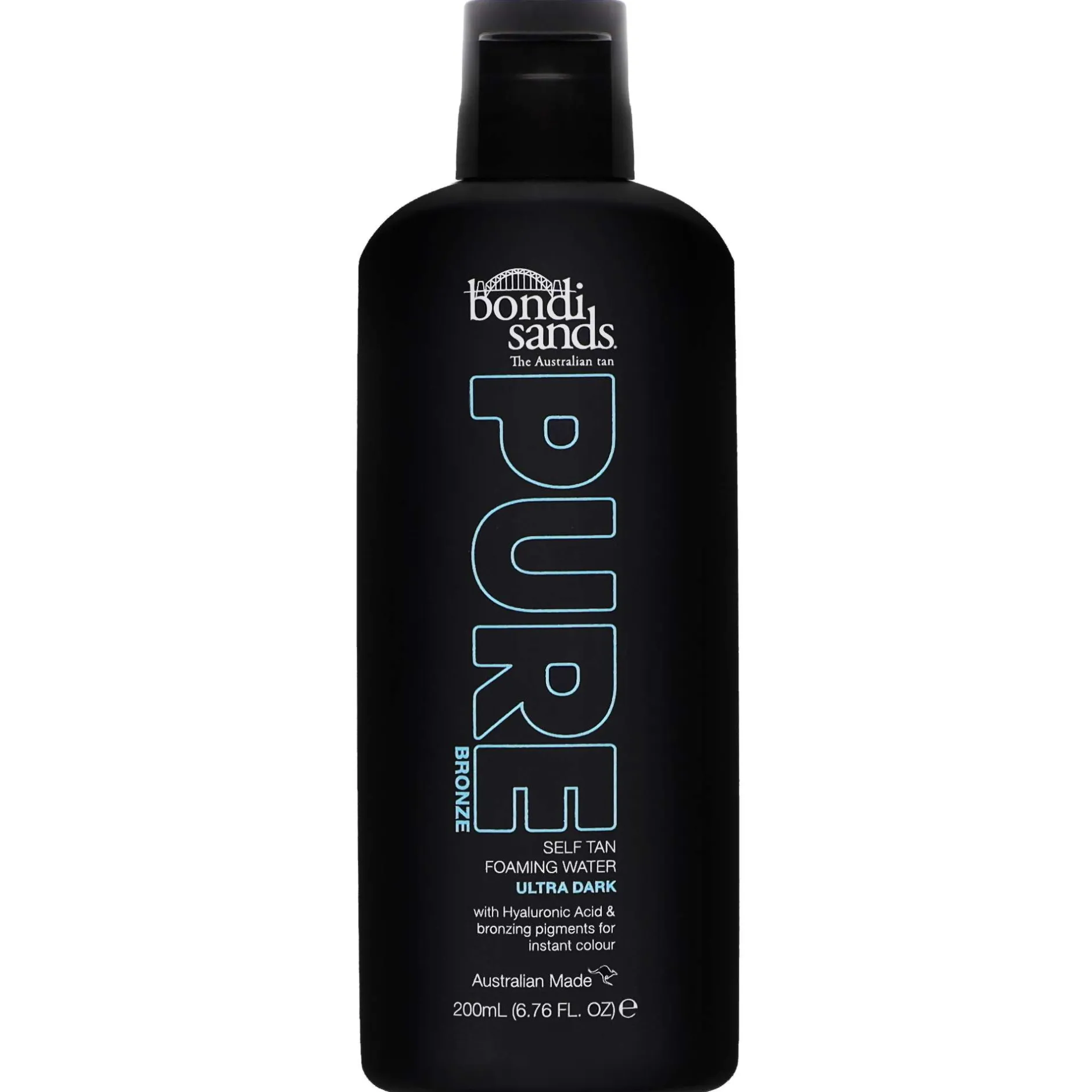 Bondi Sands Foams Pure Bronze Self Tan Foaming Water Ultra Dark 200ml Clearance