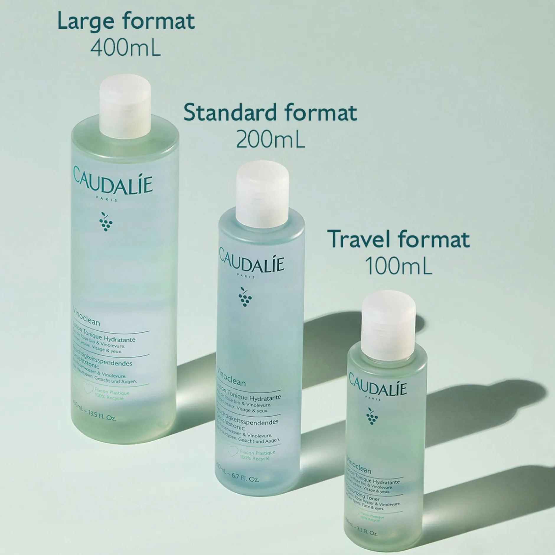 Caudalie Vinoclean Moisturising Toner with Rose Water 200ml Sale