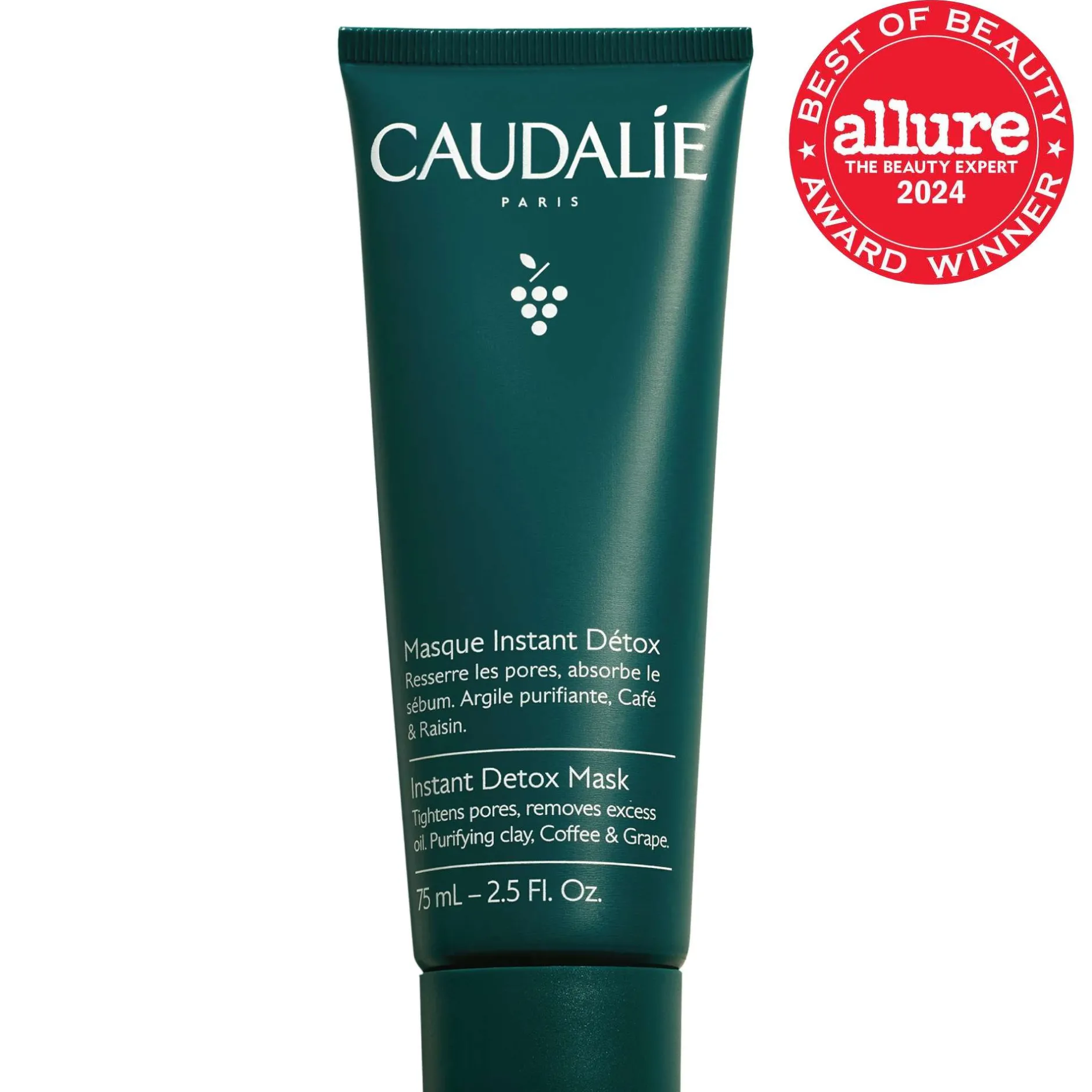 Caudalie Vinoclean Pore Minimizing Instant Detox Mask 75ml