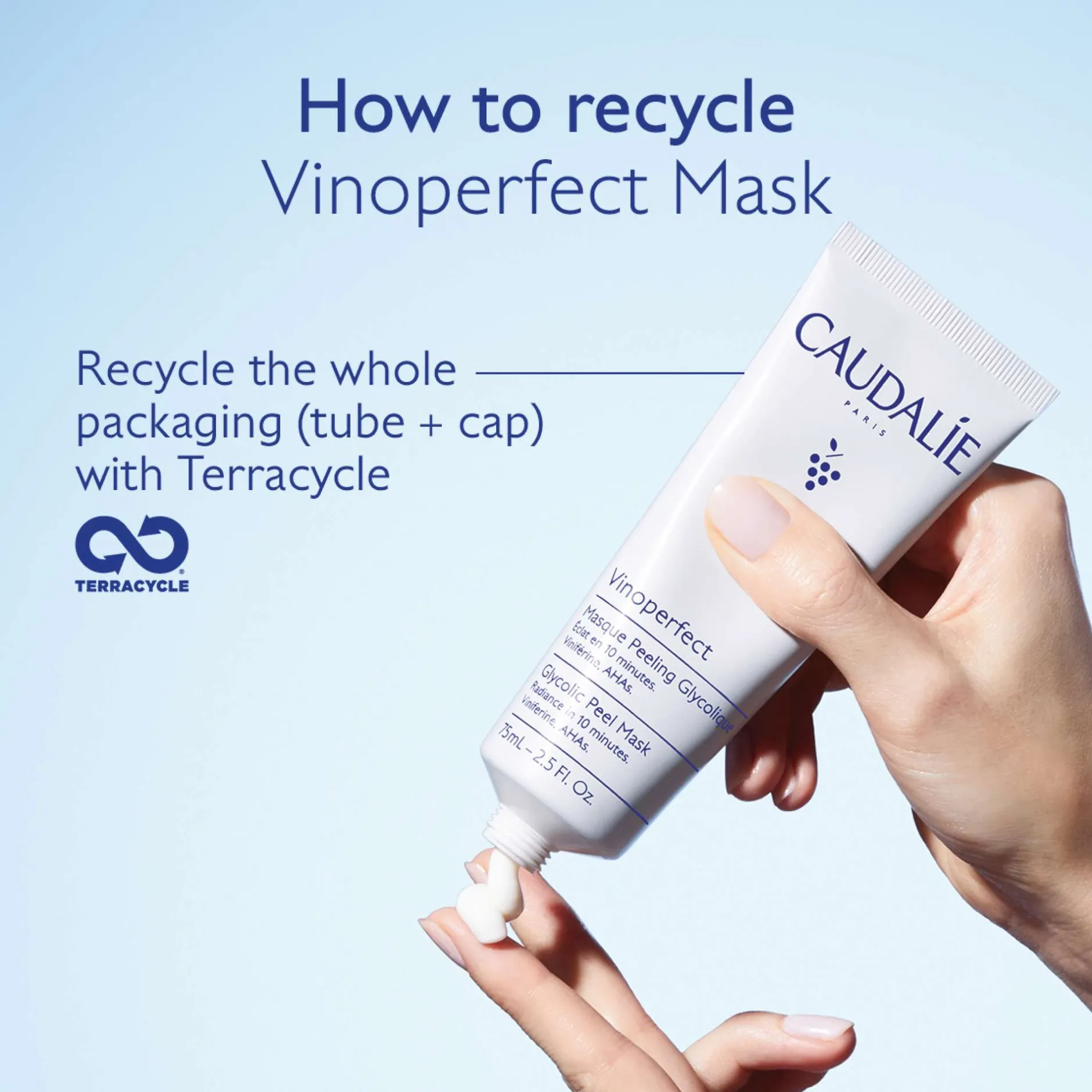 Caudalie Vinoperfect Brightening Glycolic Peel Mask 75ml Discount