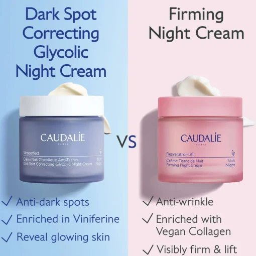 Caudalie Vinoperfect Brightening Glycolic Refillable Night Cream 50ml Sale