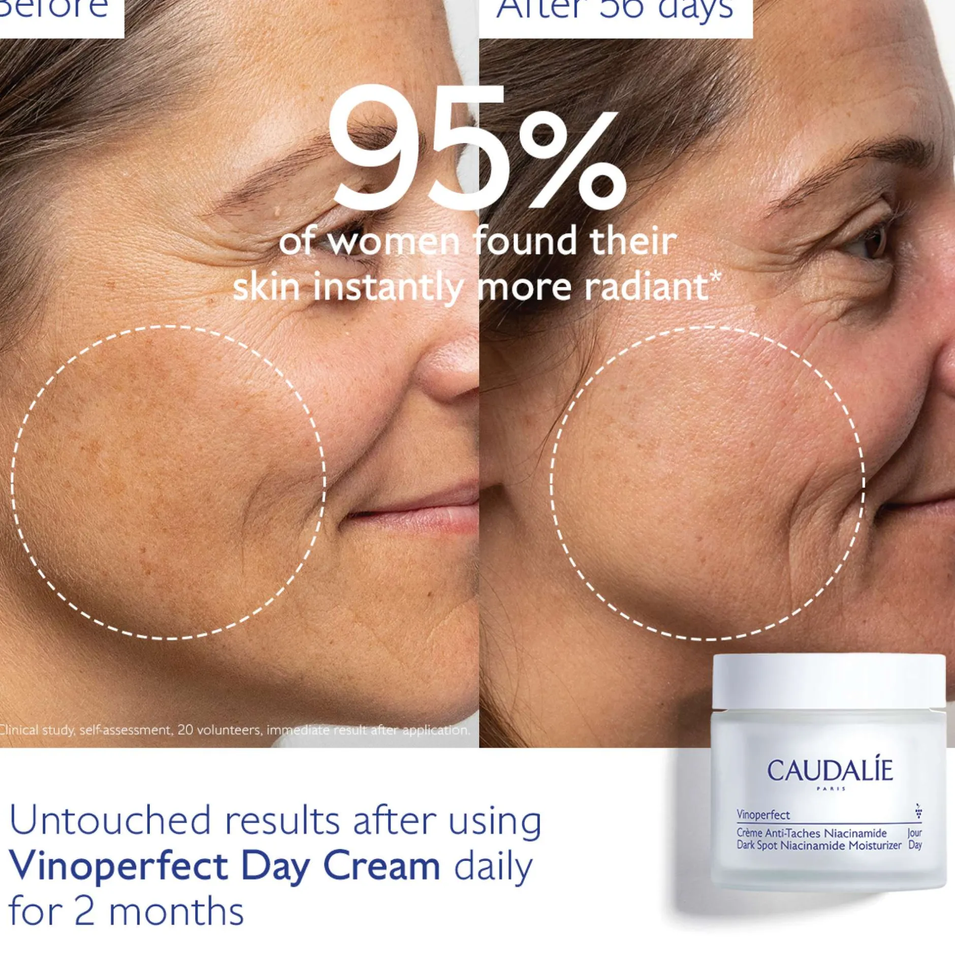 Caudalie Vinoperfect Brightening Refillable Moisturiser with Niacinamide 50ml Online