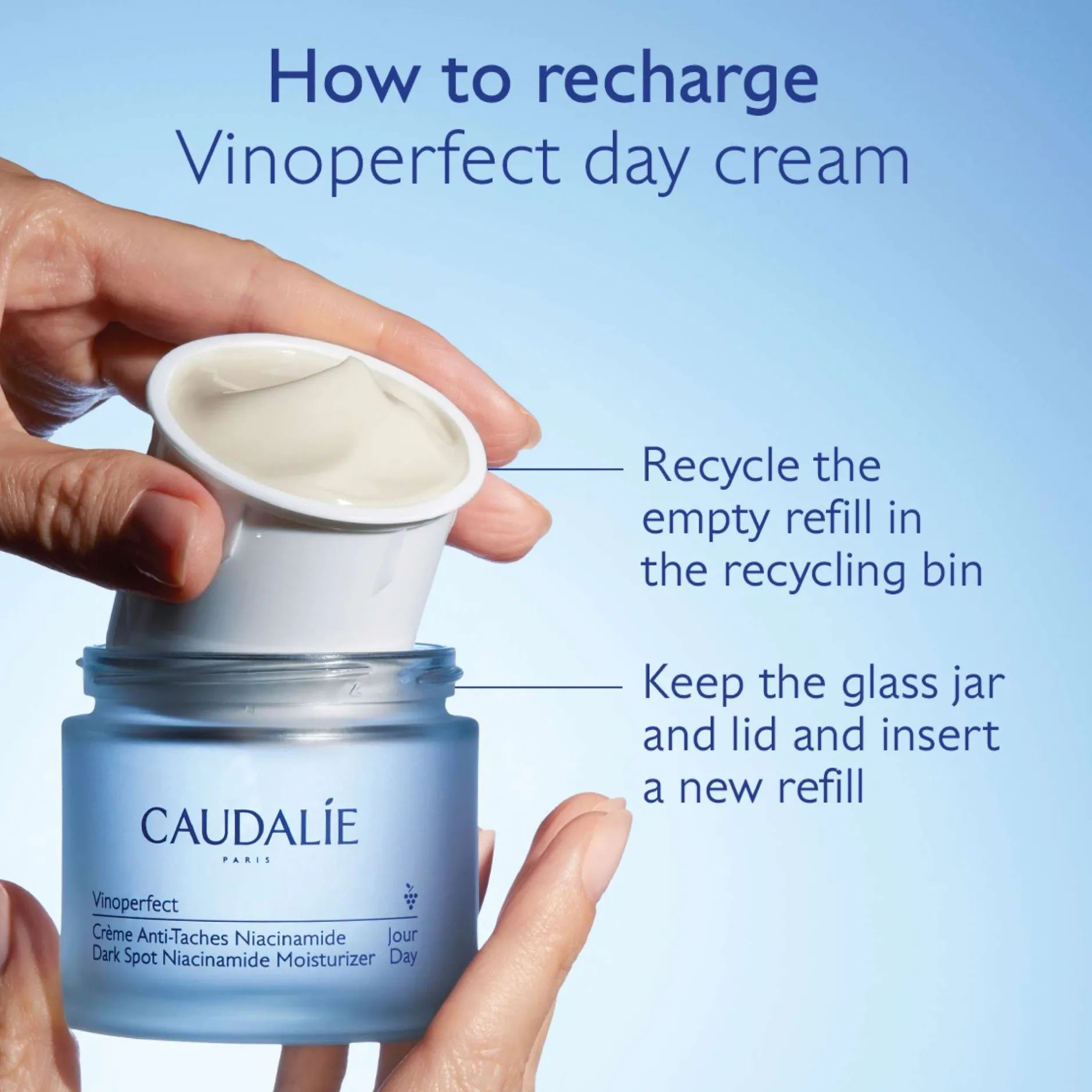 Caudalie Vinoperfect Brightening Refillable Moisturiser with Niacinamide 50ml Online