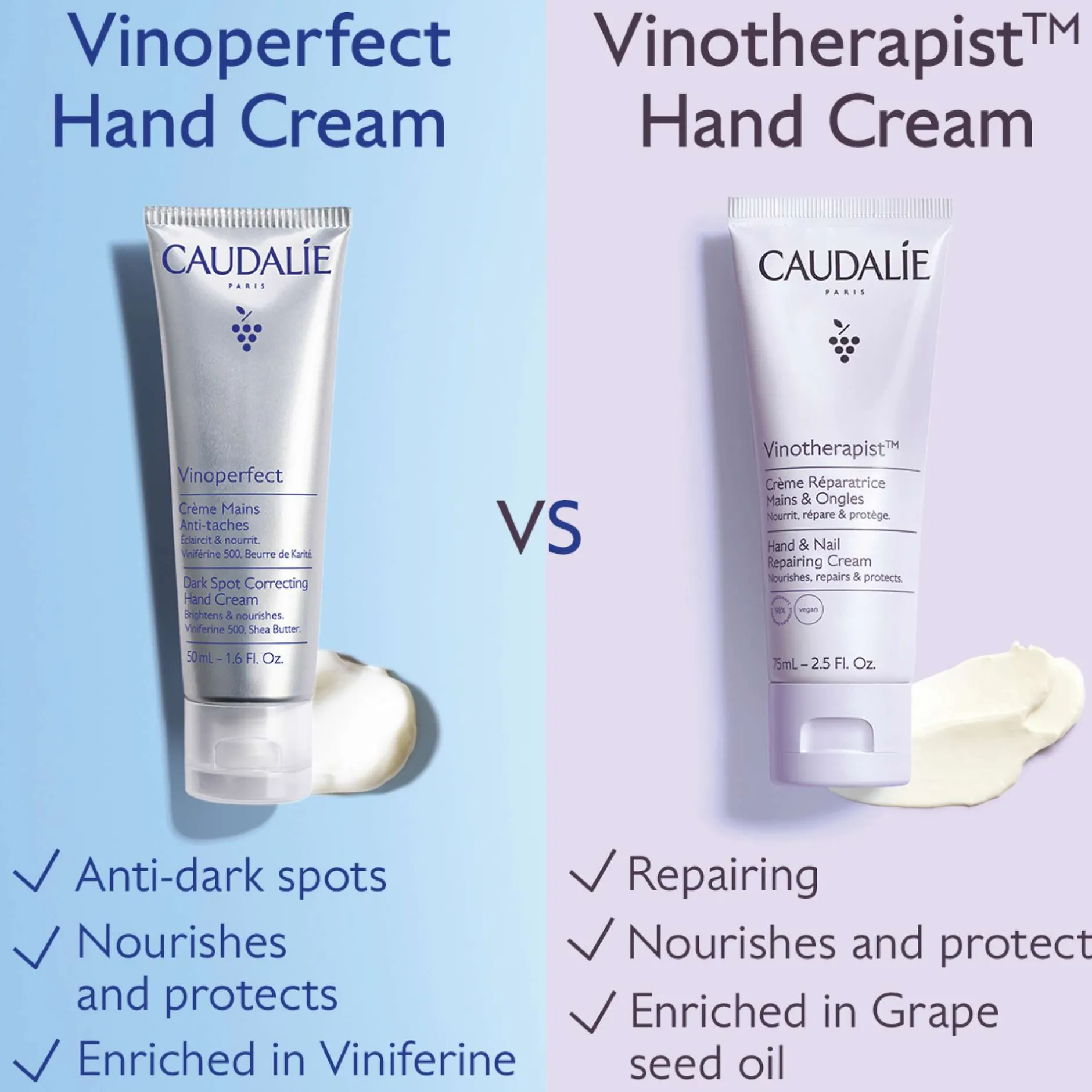Caudalie Vinoperfect Dark Spot Correcting Hand Cream 50ml Best