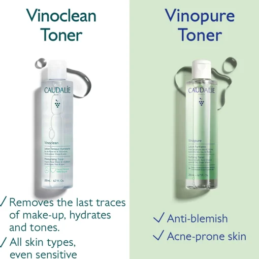 Caudalie Vinopure Natural Salicylic Acid Pore Minimising Toner 400ml (Worth £44) Clearance