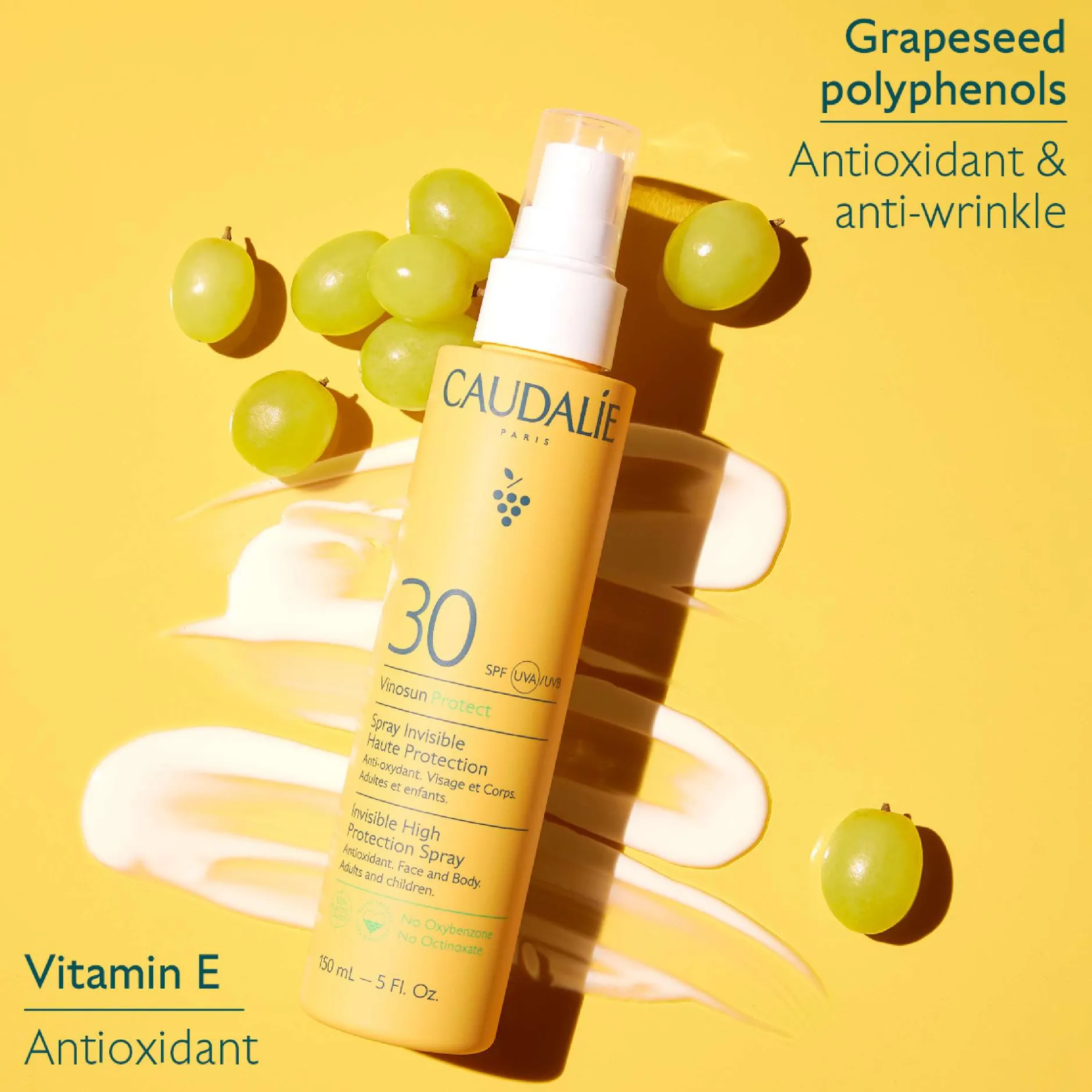 Caudalie Vinosun Protect Invisible High Protection Spray SPF30 150ml Outlet