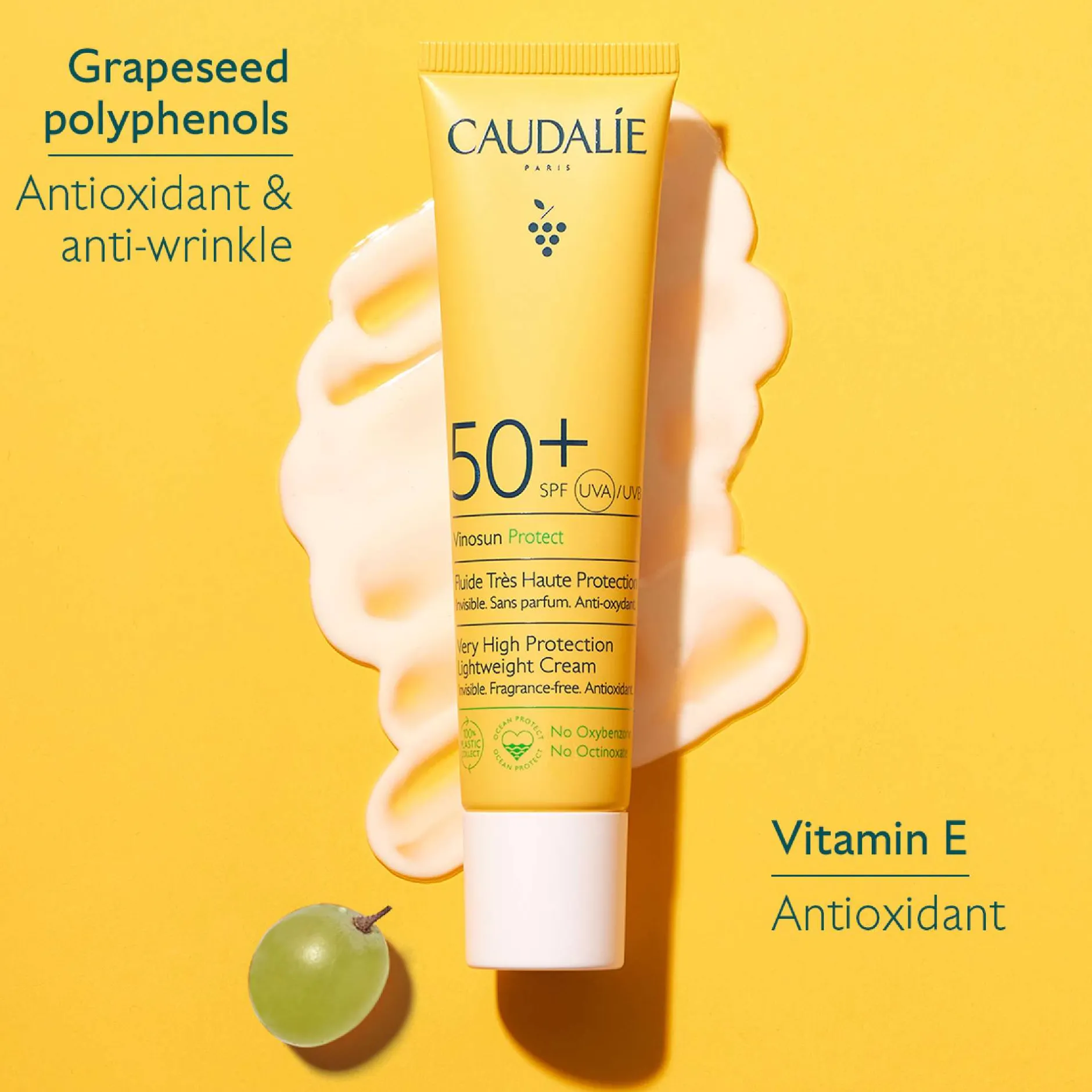Caudalie Vinosun Protect Very High Protection Antioxidant Lightweight Fluid SPF50+ 40ml Online
