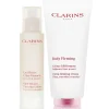 Clarins Bundles Duo: Bust Beauty Firming Lotion 50ml / 1.7 oz. & Body Firming Extra-Firming Cream 200ml / 6.8 oz. Hot