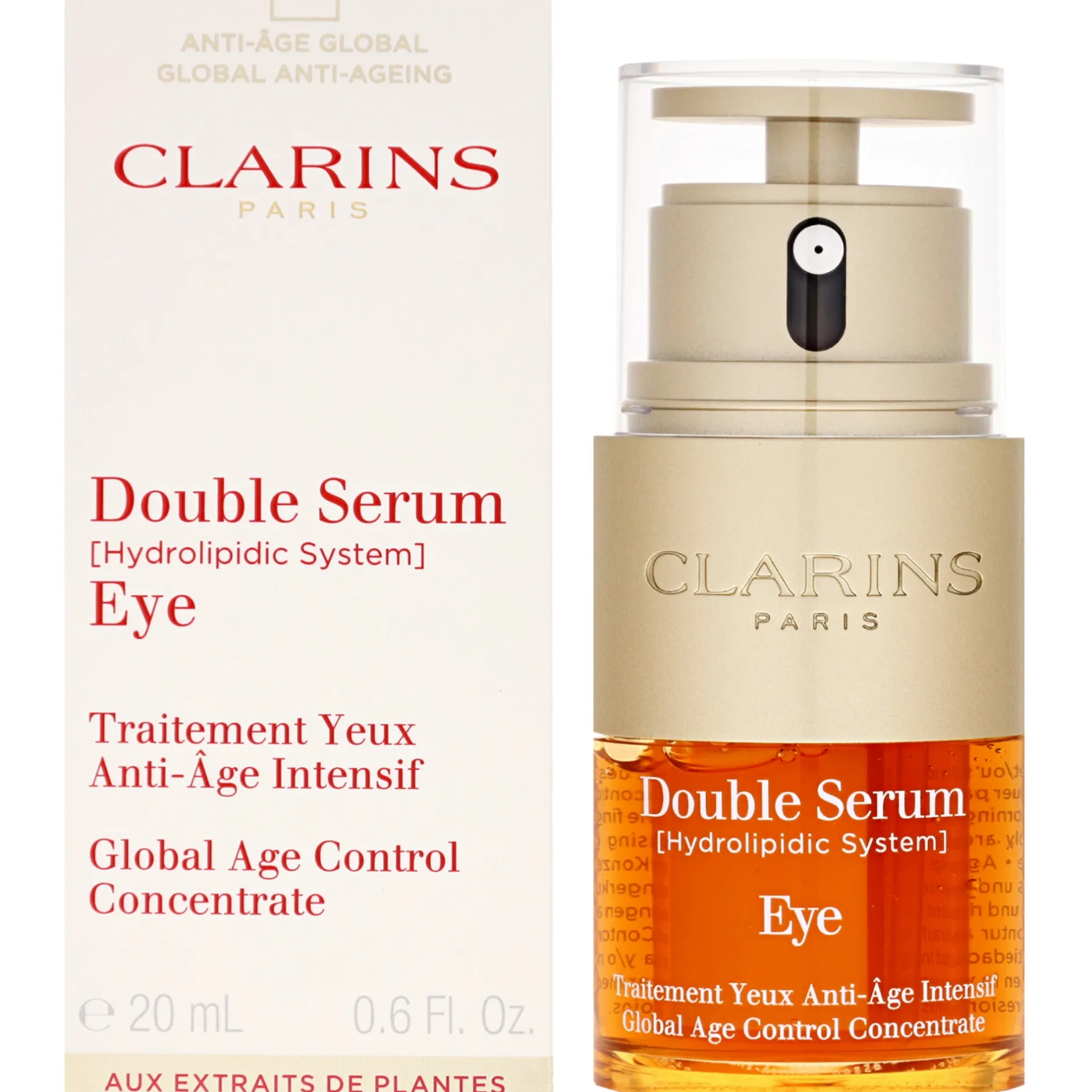 Clarins Eye Care Double Serum Eye Global Age Control Concentrate 20ml Outlet
