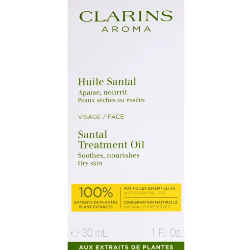 Clarins Face Treatment Oil Santal Dry Skin 30ml / 1. fl.oz. Clearance
