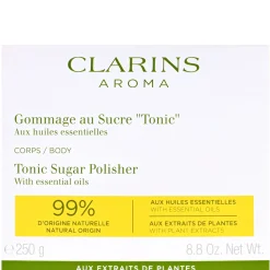Clarins Firming Treatment Tonic Sugar Polisher with Essential Oils 250g / 8.8 oz. Hot