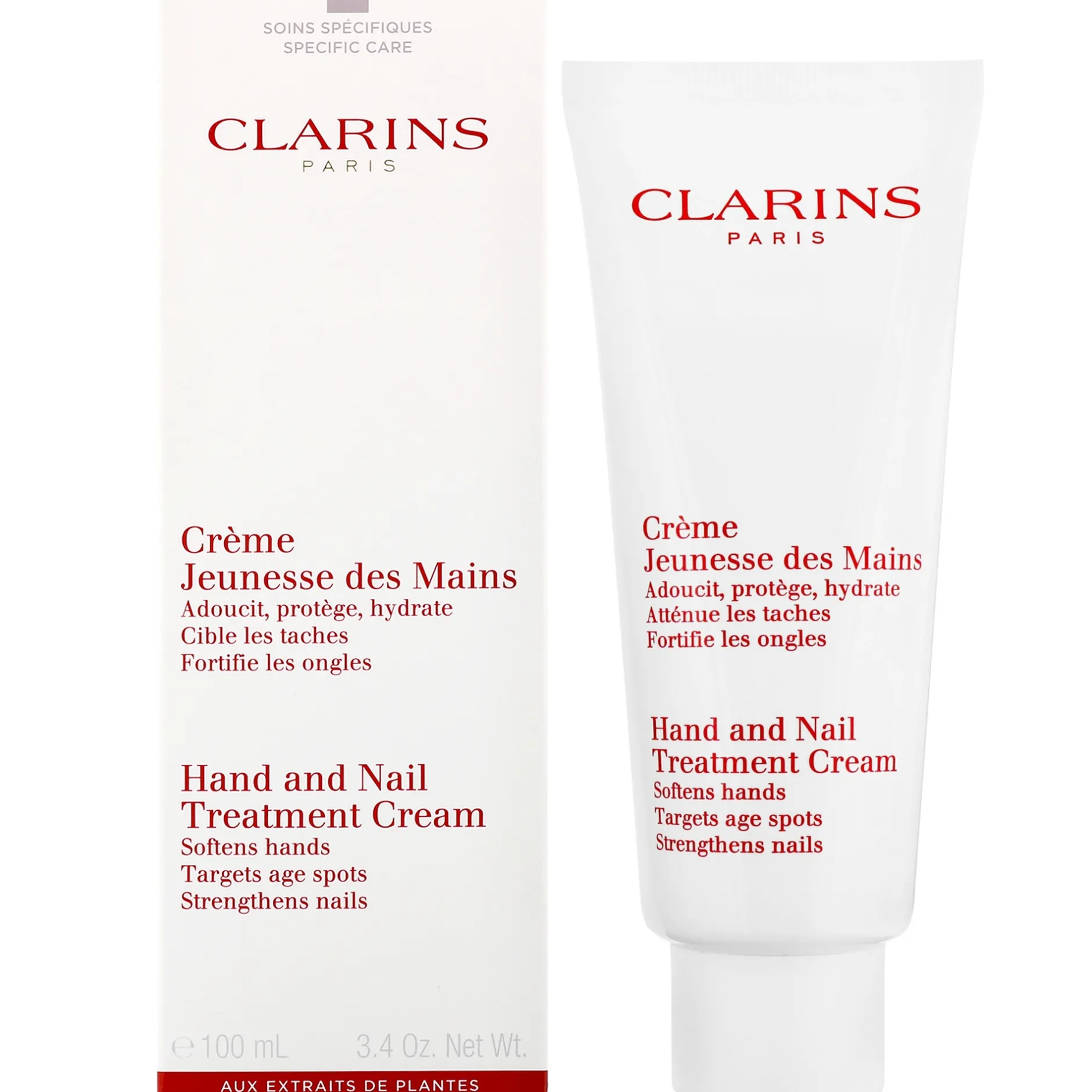 Clarins Hand & Foot Care Hand & Nail Treatment Cream 100ml / 3.4 oz. Clearance