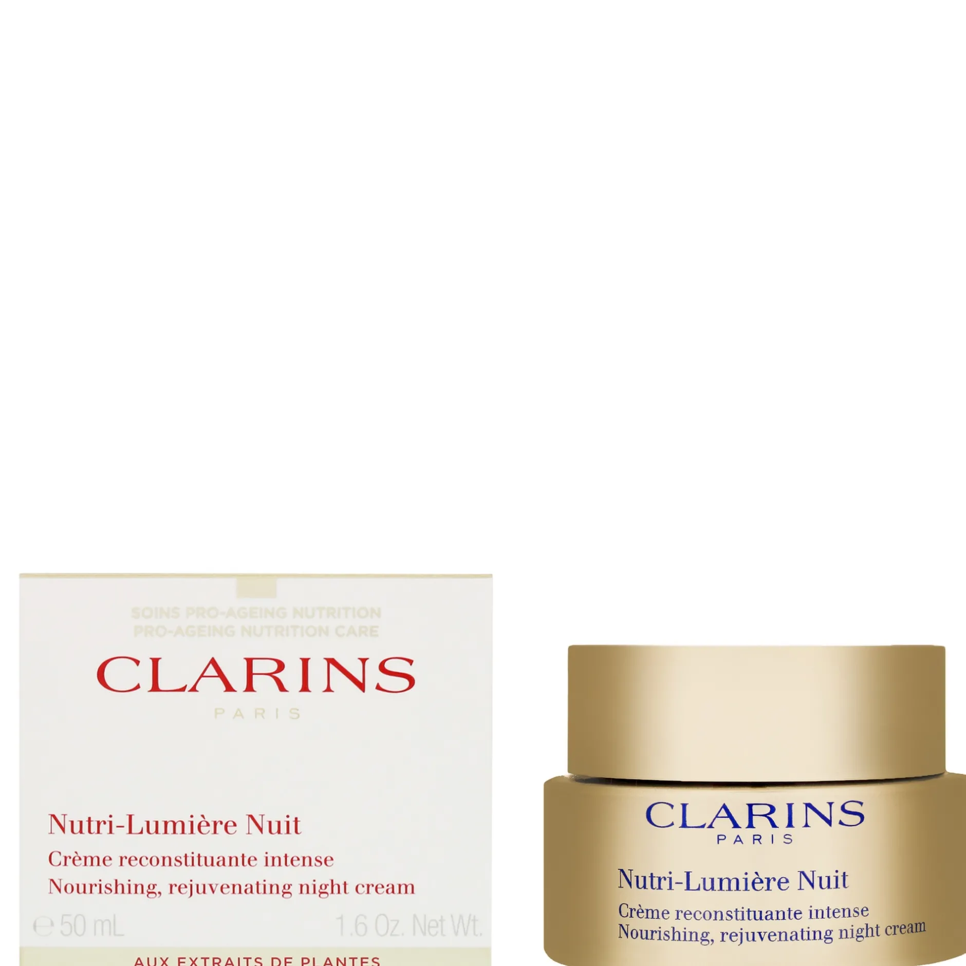 Clarins Nutri-Lumière Nourishing, Rejuvenating Night Cream 50ml Hot