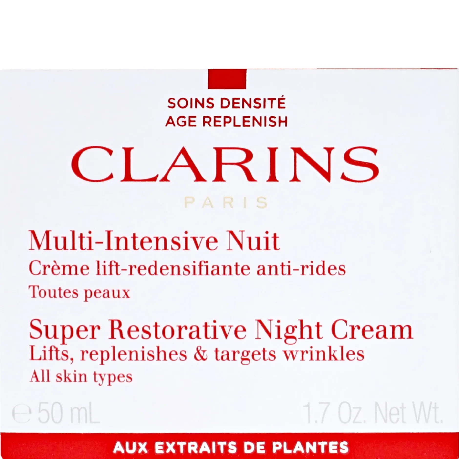 Clarins Super Restorative Night Cream for All Skin Types 50ml / 1.6 fl.oz. Sale