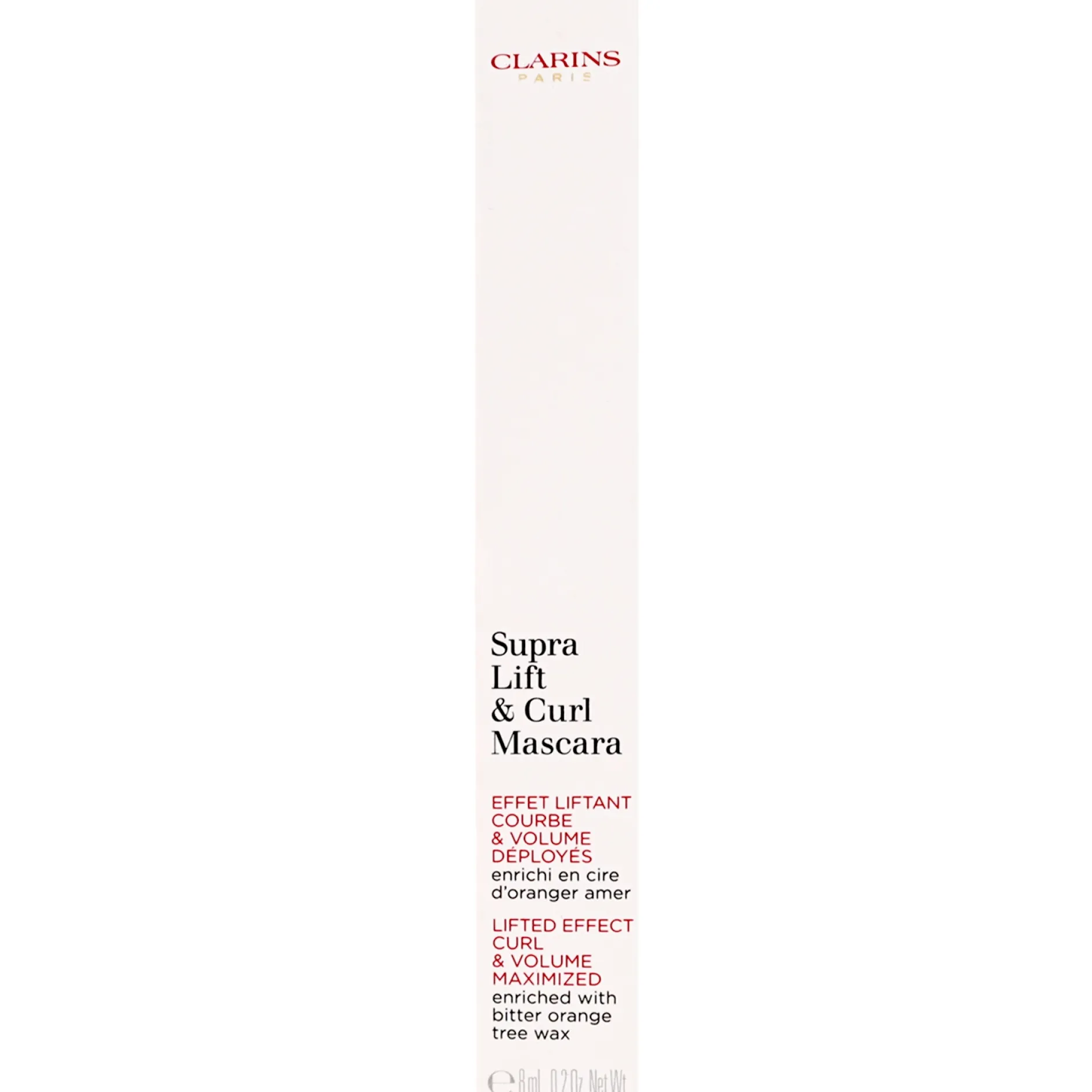 Clarins Supra Lift & Curl Mascara 01 Intense Black 8ml / 0.2 oz. Sale