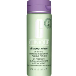 Clinique All About Clean All-In-One Cleansing Micellar Milk + Makeup Remover Very Dry to Dry Combination 200ml Outlet