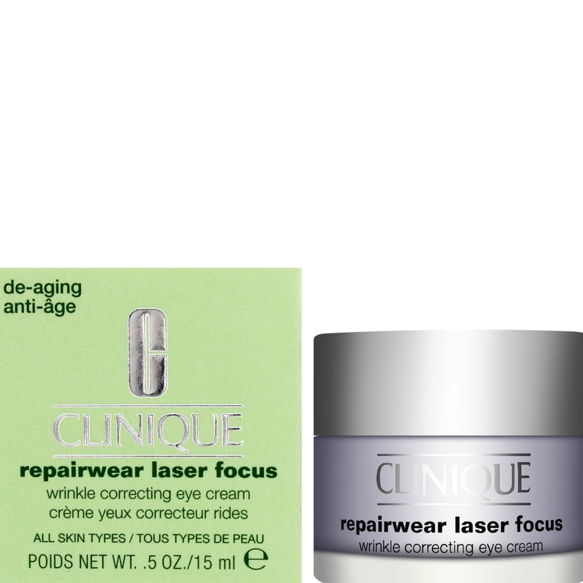 Clinique Eye & Lip Care Repairwear Laser Focus Wrinkle Correcting Eye Cream 15ml / 0.5 fl.oz. Hot