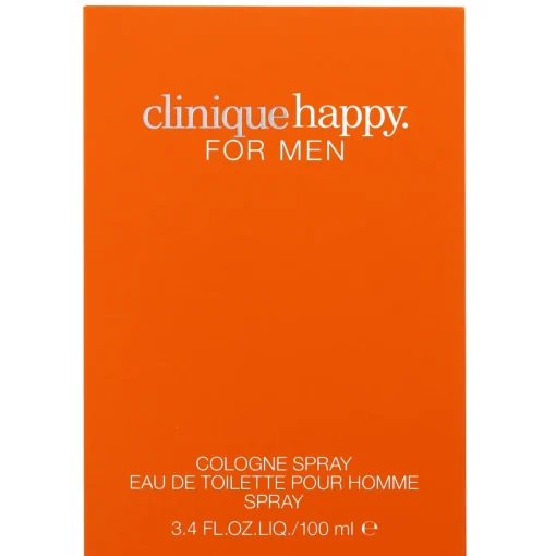 Clinique Happy For Men Cologne Eau de Toilette Spray 100ml / 3.4 fl.oz. New