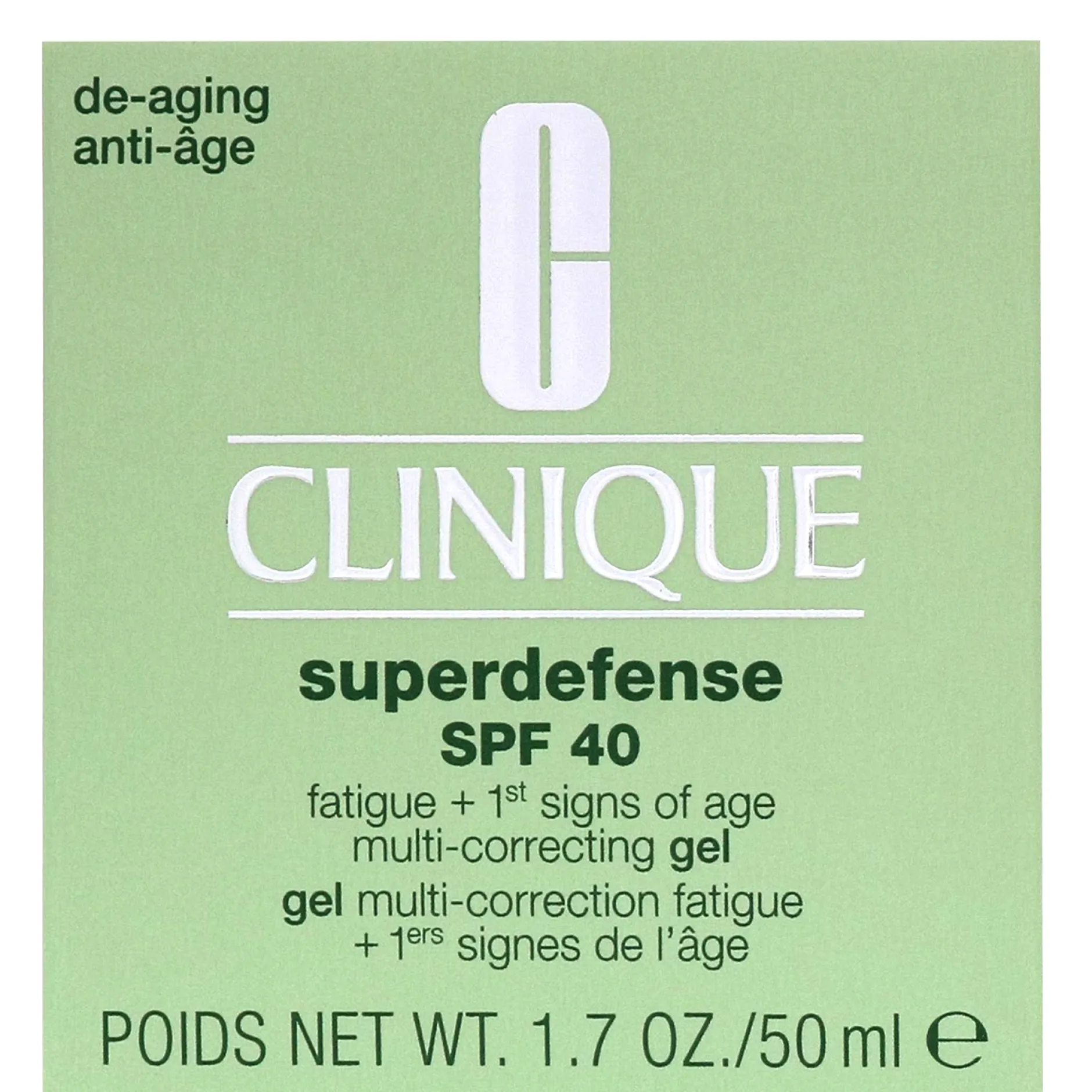 Clinique Superdefense Fatigue + 1st Signs of Age Multi-Correcting Gel SPF40 50ml Discount