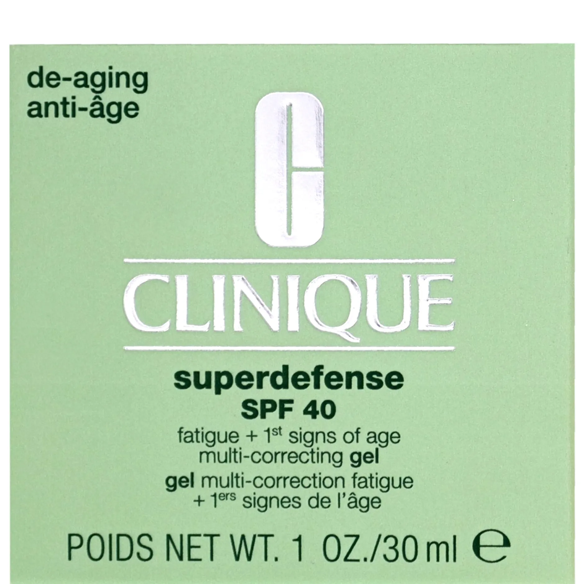 Clinique Superdefense Fatigue + 1st Signs of Age Multi-Correcting Gel SPF40 30ml Discount